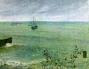 James Abbott McNeil Whistler Symphony in Grey and Green oil painting reproduction